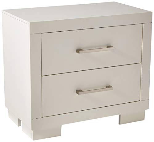 Coaster Furniture 202992 Jessica 2-Drawer Nightstand White