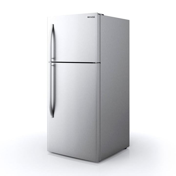 Bevoi BVIREF18SS 18 cubic Ft. Top Freezer Refrigerator in Stainless Steel