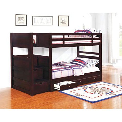 Coaster Furniture 460441 Elliott Cappuccino Twin BUNK Bed