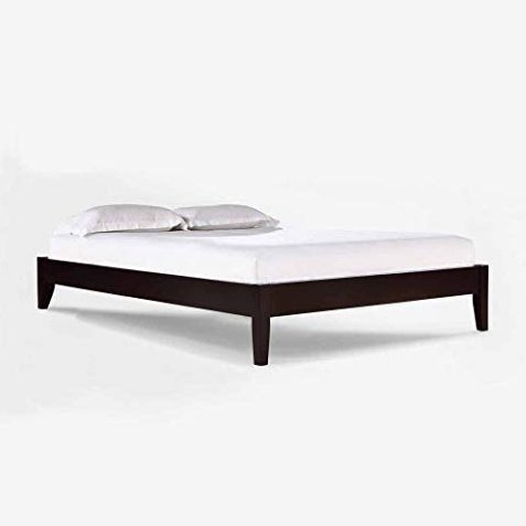 Coaster Furniture 300555F Platform Bed, 57.75"W x 79.75"D x 14.25"H, Cappuccino