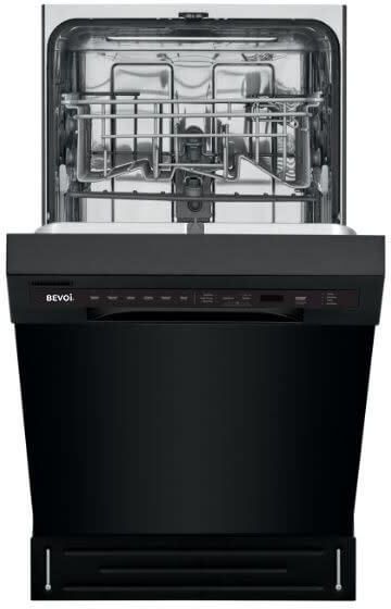 Bevoi DDV18BEVBB 18" Built-In Dishwasher in Black