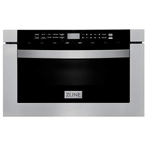 Z LINE MWD-1|LA 24" 1.2 cu. ft. Built-in Microwave Drawer in Stainless Steel