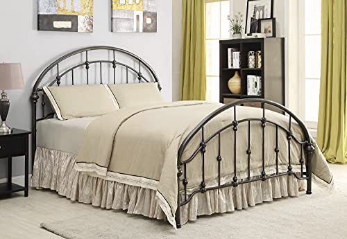 Coaster Furniture 300407F Maywood Metal Curved Full Bed Dark Bronze 300407F