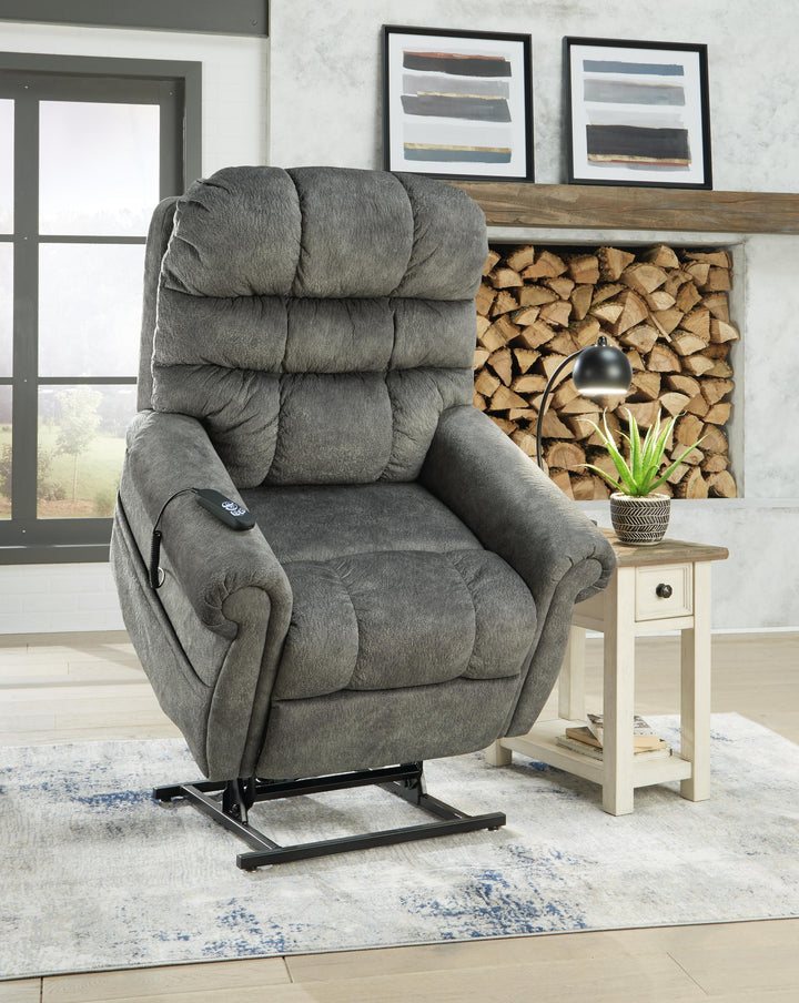 ASHLEY FURNITURE 7550612 Mopton Power Lift Recliner