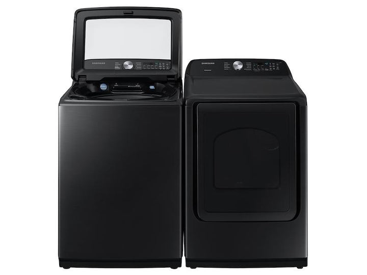 SAMSUNG DVE50R5200V 7.4 cu. ft. Capacity Electric Dryer with Sensor Dry in Brushed Black