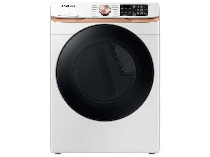 SAMSUNG DVE50BG8300EA3 7.5 cu. ft. Smart Electric Dryer with Steam Sanitize+ and Sensor Dry in Ivory