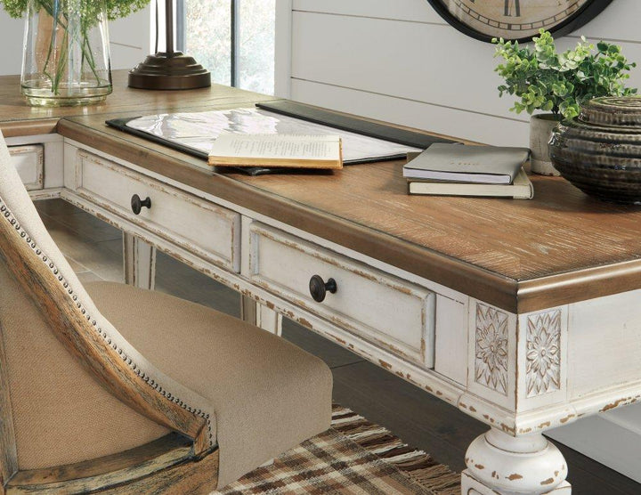 ASHLEY FURNITURE H743H1 Realyn 2-piece Home Office Desk