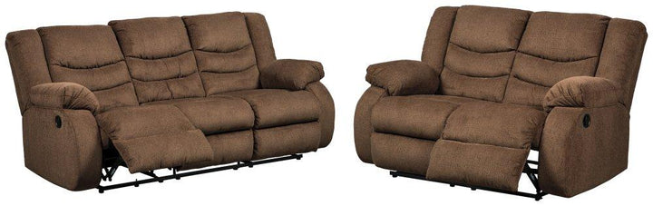 ASHLEY FURNITURE 98605U1 Tulen Reclining Sofa and Loveseat