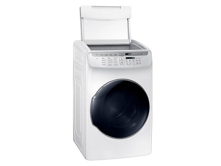 SAMSUNG DVE55M9600W 7.5 cu. ft. Smart Electric Dryer with FlexDry TM in White