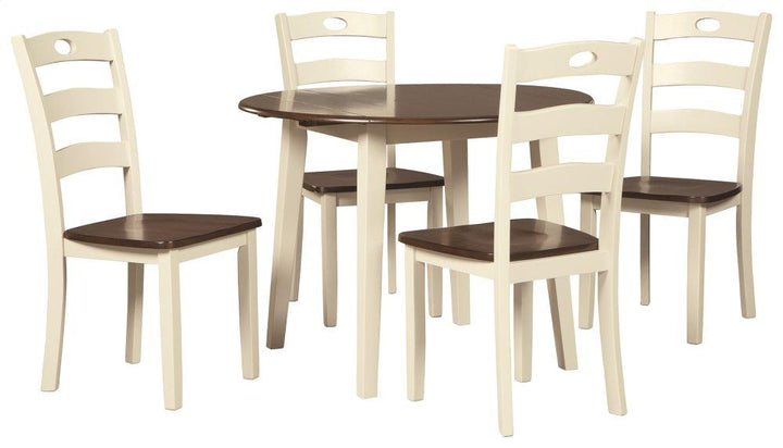 ASHLEY FURNITURE D335D3 Woodanville Dining Table With 4 Chairs