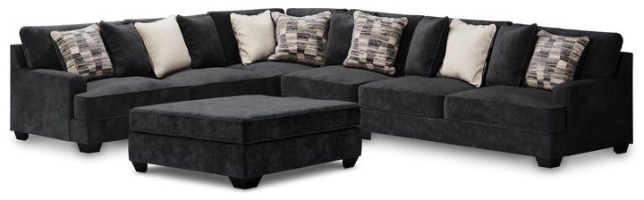 ASHLEY FURNITURE PKG014915 4-piece Sectional With Ottoman