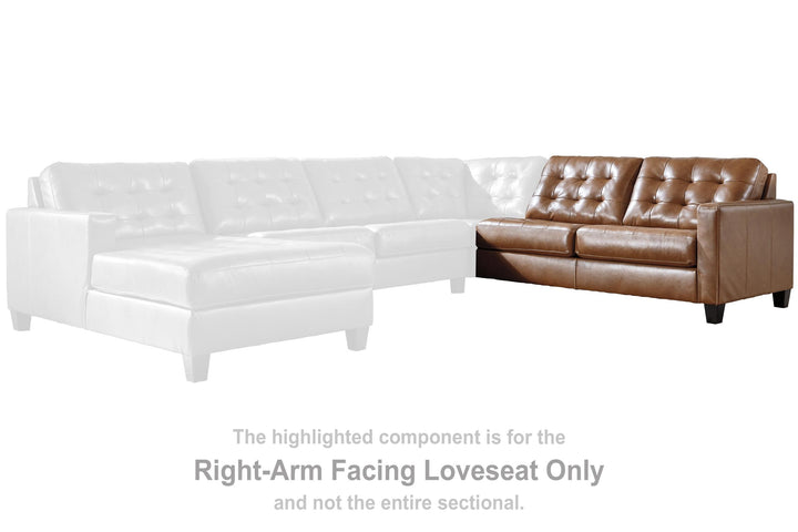 ASHLEY FURNITURE 1110256 Baskove Right-arm Facing Loveseat