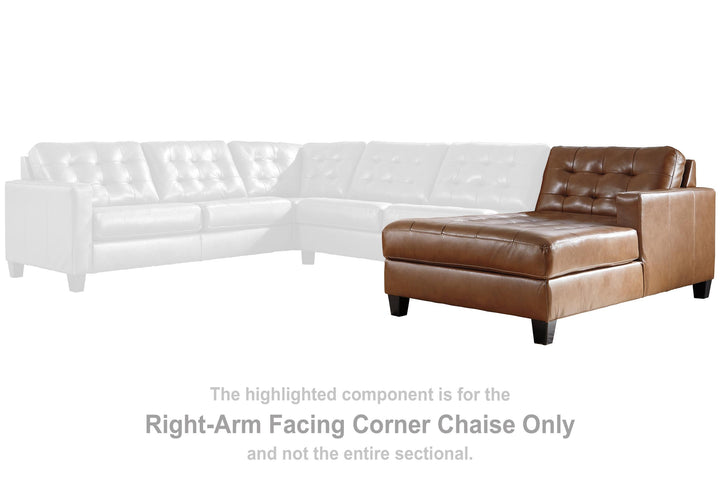 ASHLEY FURNITURE 1110217 Baskove Right-arm Facing Corner Chaise