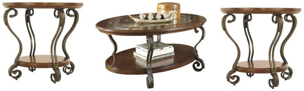 ASHLEY FURNITURE PKG007225 Coffee Table With 2 End Tables