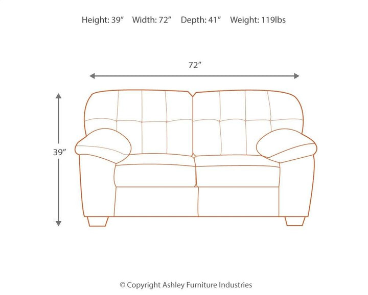 ASHLEY FURNITURE 7050835 Accrington Loveseat