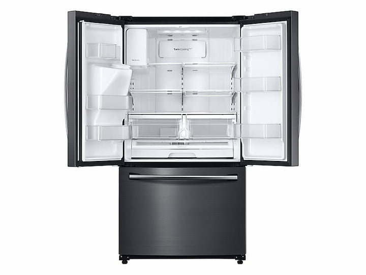 SAMSUNG RF263BEAESG 25 cu. ft. French Door Refrigerator with External Water & Ice Dispenser in Black Stainless Steel