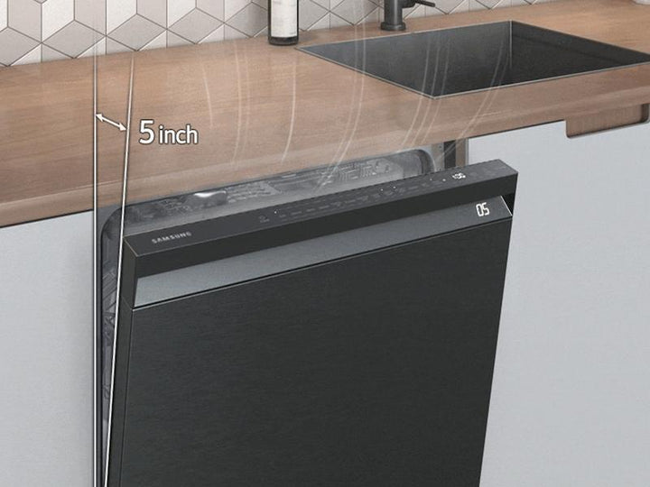 SAMSUNG DW80B6060UG Smart 44dBA Dishwasher with StormWash+ TM in Black Stainless Steel