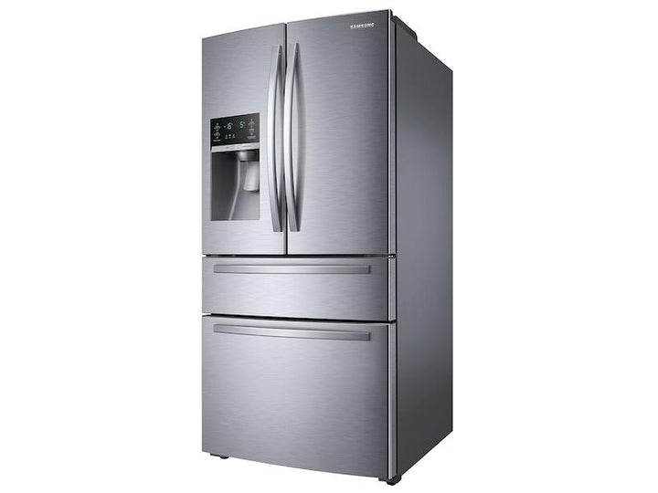 SAMSUNG RF25HMIDBSR 25 cu. ft. Large Capacity 4-Door French Door Refrigerator with External Water & Ice Dispenser in Stainless Steel