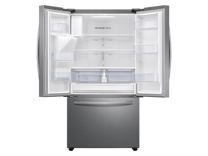 SAMSUNG RF27T5201SR 27 cu. ft. Large Capacity 3-Door French Door Refrigerator with External Water & Ice Dispenser in Stainless Steel