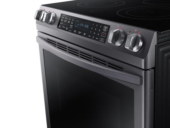 SAMSUNG NE58R9431SG 5.8 cu. ft. Slide-In Electric Range in Black Stainless Steel