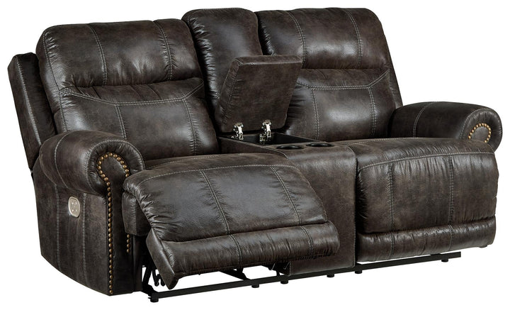 ASHLEY FURNITURE 6500518 Grearview Power Reclining Loveseat With Console