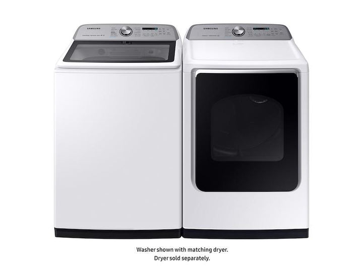 SAMSUNG WA54R7600AW 5.4 cu. ft. Top Load Washer with Super Speed in White