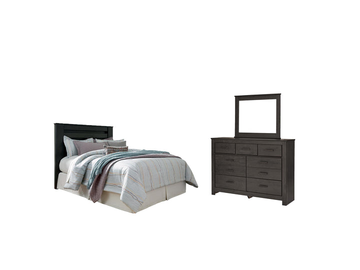 ASHLEY FURNITURE PKG003994 King/california King Panel Headboard With Mirrored Dresser