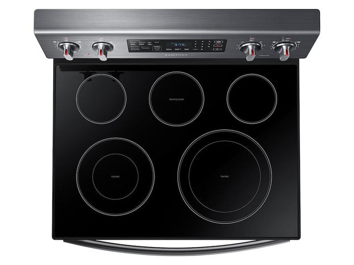 SAMSUNG NE59T7511SG 5.9 cu. ft. Freestanding Electric Range with Air Fry and Convection in Black Stainless Steel