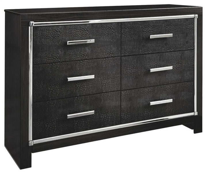 ASHLEY FURNITURE PKG002810 King Upholstered Panel Bed With Dresser