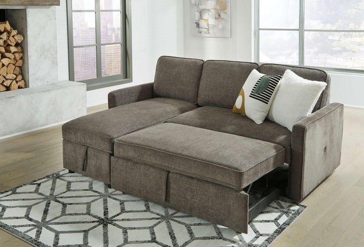 ASHLEY FURNITURE 26505S1 Kerle 2-piece Sectional With Pop Up Bed