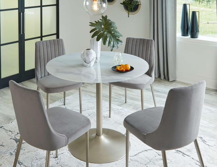 ASHLEY FURNITURE PKG014850 Dining Table and 4 Chairs