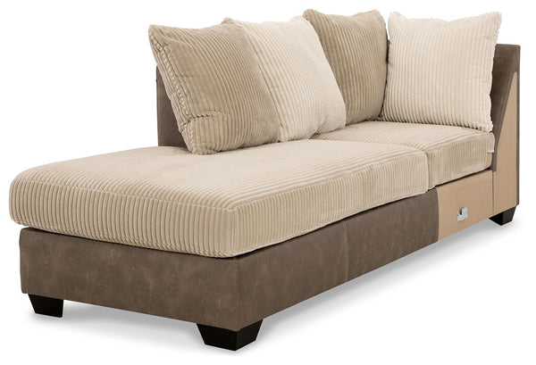 ASHLEY FURNITURE 1840316 Keskin Left-arm Facing Corner Chaise