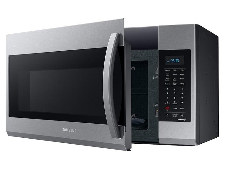 SAMSUNG ME19A7041WS 1.9 cu. ft. Smart Over-the-Range Microwave with Wi-Fi and Sensor Cook in Stainless Steel