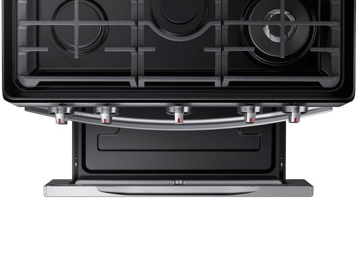 SAMSUNG NX58T7511SS 5.8 cu. ft. Freestanding Gas Range with Air Fry and Convection in Stainless Steel