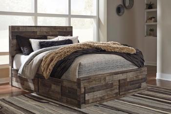 ASHLEY FURNITURE B200B22 Derekson Queen Panel Bed With 2 Storage Drawers