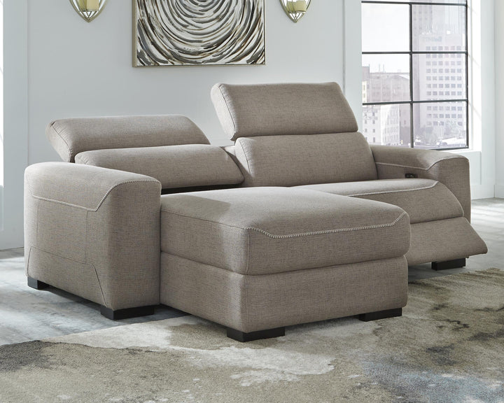 ASHLEY FURNITURE 77005S4 Mabton 2-piece Power Reclining Sectional With Chaise