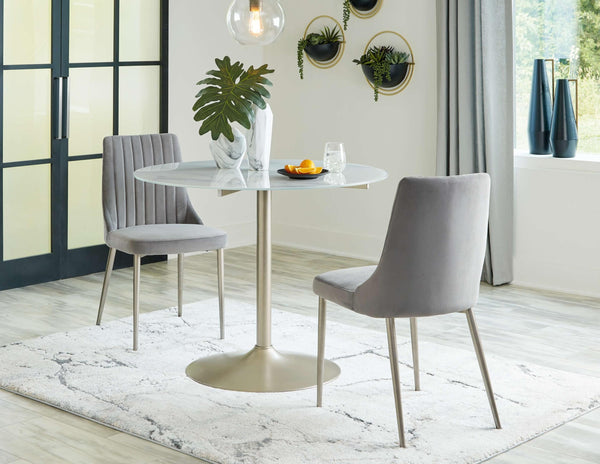 ASHLEY FURNITURE PKG014849 Dining Table and 2 Chairs