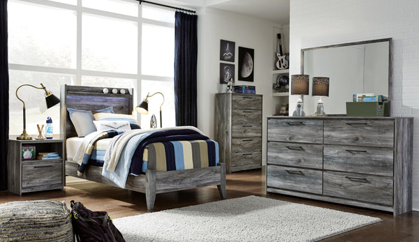 ASHLEY FURNITURE PKG007575 Twin Panel Bed With Dresser