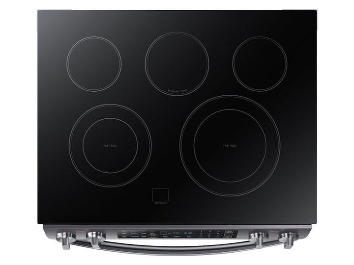 SAMSUNG NE58R9431SG 5.8 cu. ft. Slide-In Electric Range in Black Stainless Steel