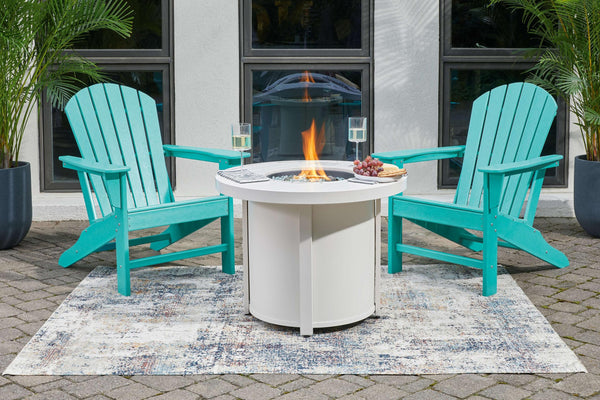 ASHLEY FURNITURE PKG014587 Fire Pit Table and 2 Chairs