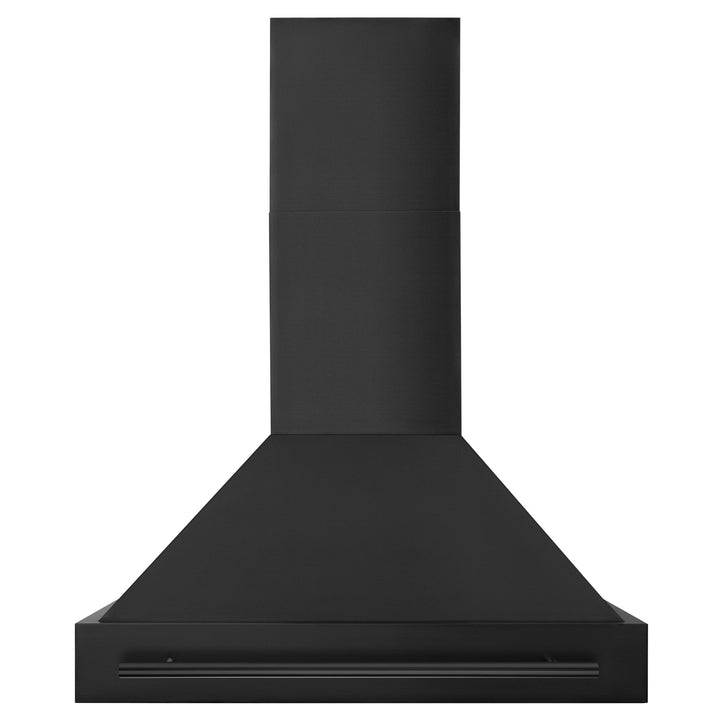 ZLINE KITCHEN AND BATH BS65530BS ZLINE Black Stainless Steel Range Hood with Black Stainless Steel Handle Size: 30 Inch