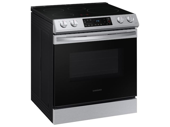 SAMSUNG NE63B8211SS 6.3 cu. ft. Smart Rapid Heat Induction Slide-in Range in Stainless Steel