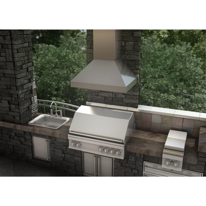 ZLINE KITCHEN AND BATH 597RS36400 ZLINE 36" Ducted Wall Mount Range Hood with Single Remote Blower in Stainless Steel