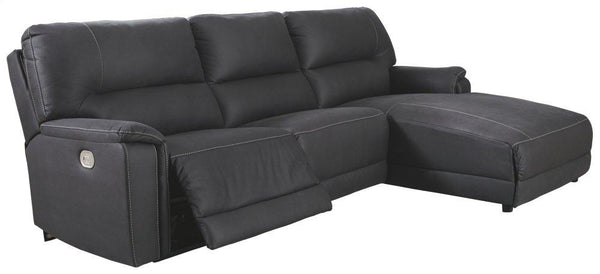 ASHLEY FURNITURE 78606S1 Henefer 3-piece Power Reclining Sectional With Chaise