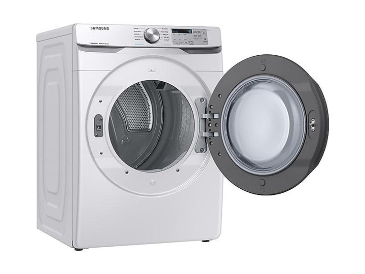 SAMSUNG DVE45R6100W 7.5 cu. ft. Electric Dryer with Steam Sanitize+ in White