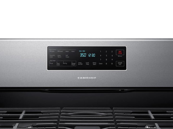 SAMSUNG NX58T7511SS 5.8 cu. ft. Freestanding Gas Range with Air Fry and Convection in Stainless Steel