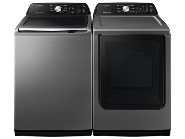 SAMSUNG DVE45T3400P 7.4 cu. ft. Electric Dryer with Sensor Dry in Platinum