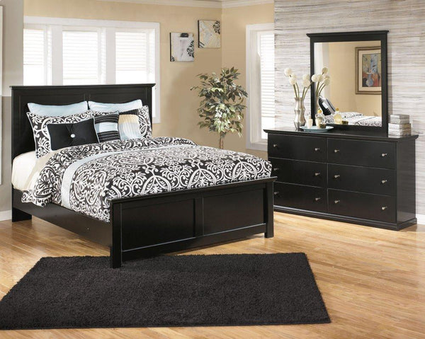 ASHLEY FURNITURE PKG000486 Queen Panel Bed With Mirrored Dresser