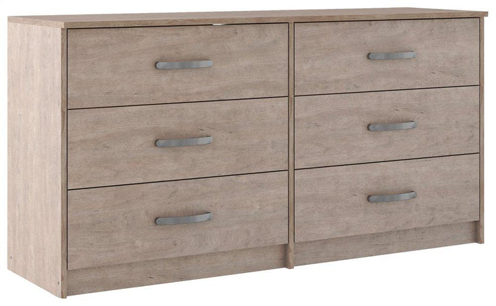 ASHLEY FURNITURE PKG009241 Queen Platform Bed With Dresser and Chest