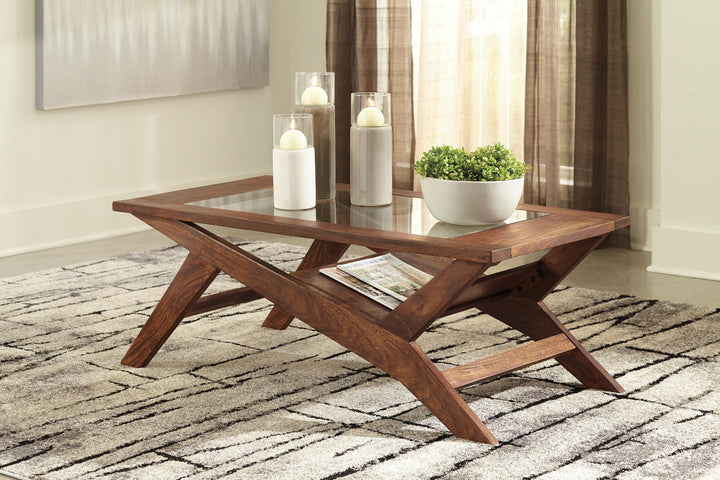 ASHLEY FURNITURE PKG008965 Coffee Table With 1 End Table